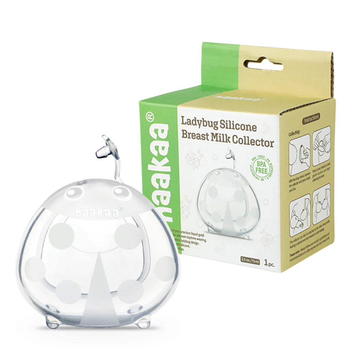 Ladybug Silicone Breastmilk Collector